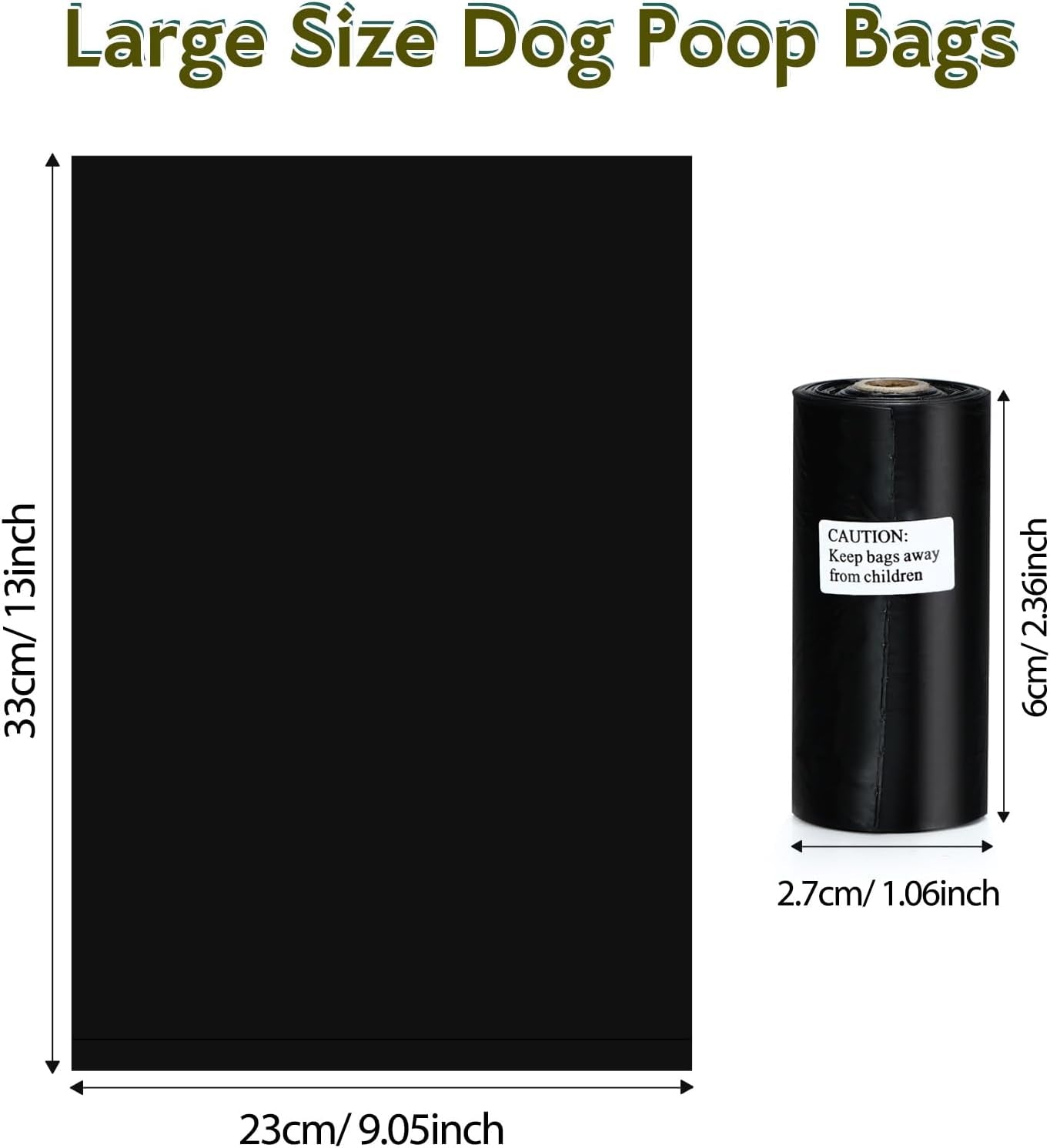 Dog Poop Bags 280 Counts: Extra Thick Leakproof Waste Bag with Dispenser for Doggy (Scented)