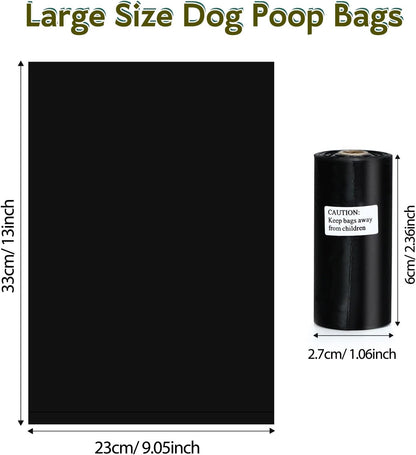 Dog Poop Bags 280 Counts: Extra Thick Leakproof Waste Bag with Dispenser for Doggy (Scented)