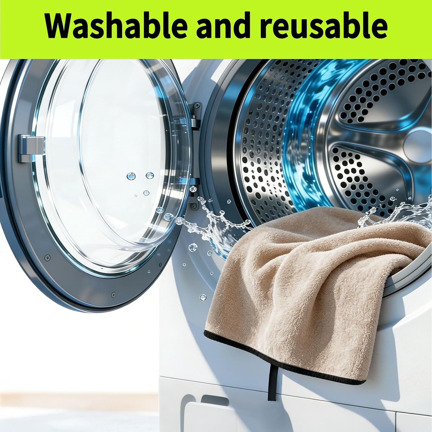 Waterproof Towel Car Seat Cover, Front Bucket, Beige | Universal Non-Slip, Fits Car Truck SUV, Machine Washable, for Dog & Kid, Pets, Yoga, Gym, Beach, Swimming, Outdoor Sports
