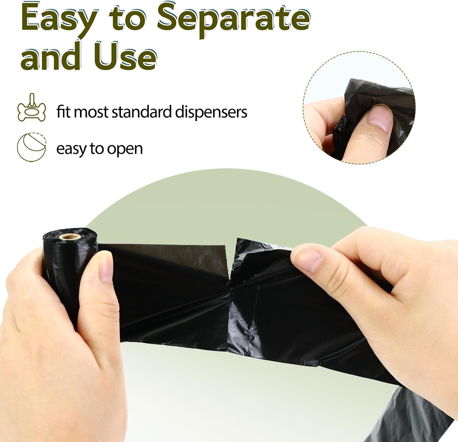 Dog Poop Bags 280 Counts: Extra Thick Leakproof Waste Bag with Dispenser for Doggy (Scented)